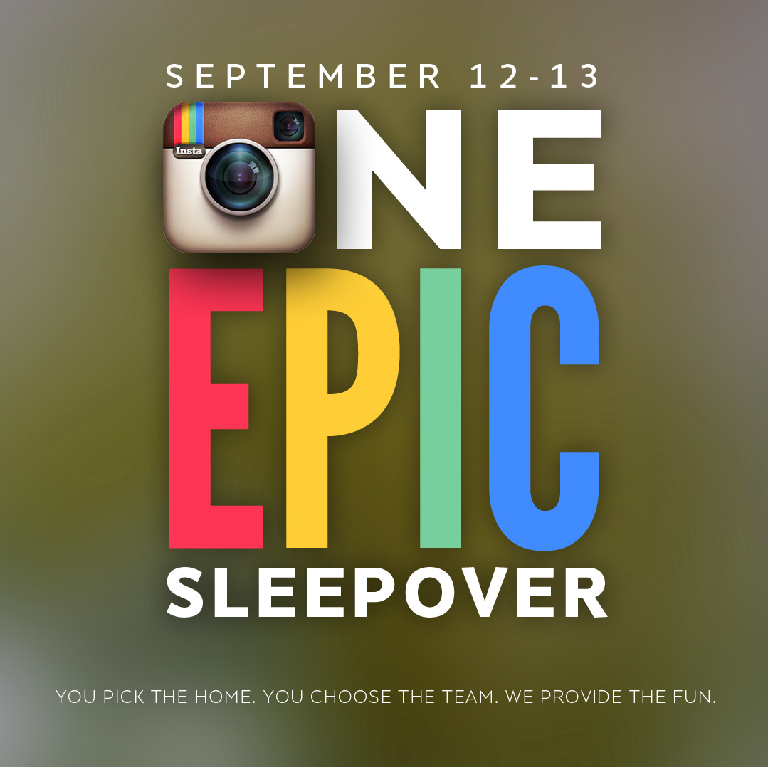 One Epic Sleepover 2015 Instagram